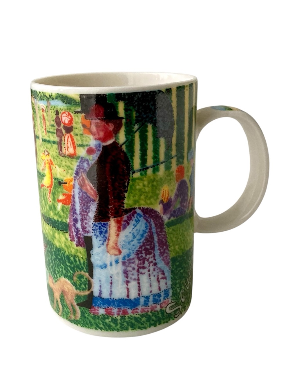 Vintage Chaleur Master Impressionist Georges Seurat Collectible Art Mug